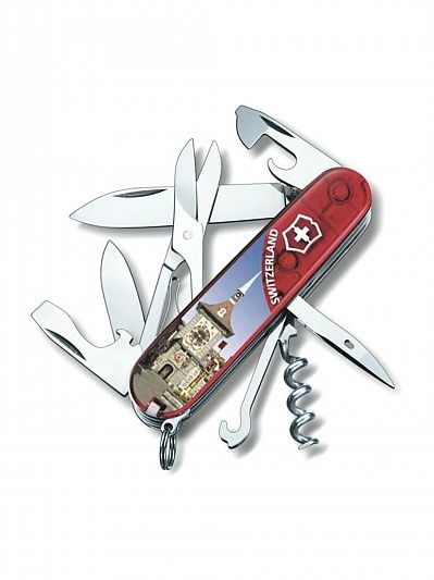 Нож складной VICTORINOX Climber Bern 1.3703.TE6 красный 14 функций