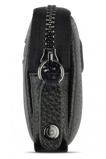 Ключница BUGATTI Elsa, с защитой данных RFID, чёрная, воловья кожа/полиэстер, 11х2х7 см 49462101