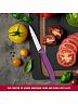 Нож для очистки овощей Victorinox Swiss Classic волнистое лезвие 8 см, фиолетовый, 6.7635.C1