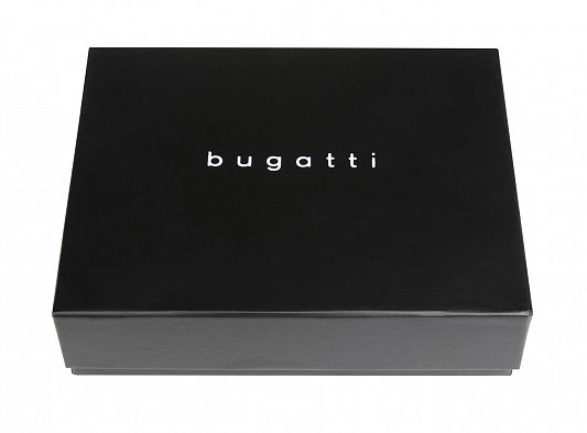 Портмоне BUGATTI ЧЕРНАЯ МАГИЯ | BLACK MAGIC, с защитой данных RFID, черное, натуральная кожа козы, 11,5х2х9 см 49123801