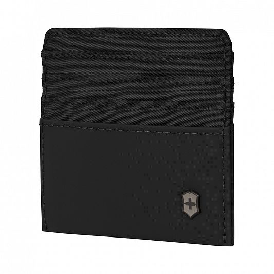 Портмоне для кредитных карт VICTORINOX Travel Essentials Card Holder, черное, полиэстер, 11х1x9 см 653369