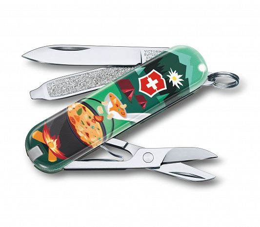 Нож брелок VICTORINOX 0.6223.L1907 Swiss mountain Dinner