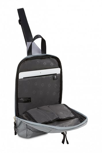 Облегченный однолямочный рюкзак SWISSGEAR 3992424550 серый 4 л