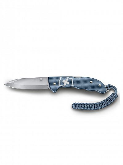 Коллекционный нож VICTORINOX Evoke Alox LE 2026 130 мм, 4 функции, Glacial Blue 0.9415.L26