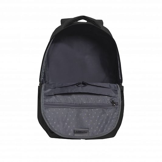 Городской рюкзак TORBER FORGRAD 2.0 T9281-BLK с отделением для ноутбука 15, черный 19 л