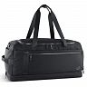 Сумка дорожная BUGATTI Nero, черная, нейлон 1680D/кожа, 58х27х30 см 49640701