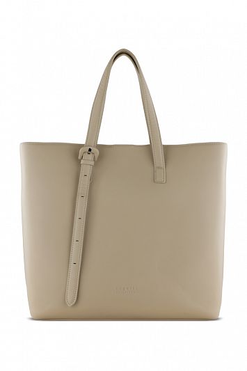 Бизнес-шоппер женский наплечный BUGATTI Luna, бежевый, полиуретан, 47 х 18 х 34 см 49586250