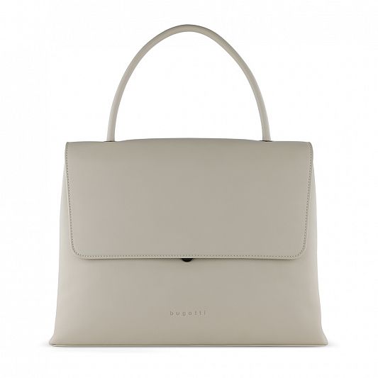 Сумка женская BUGATTI ILVA, бежевая, полиуретан, 35,5х15х28,5 см 49530250