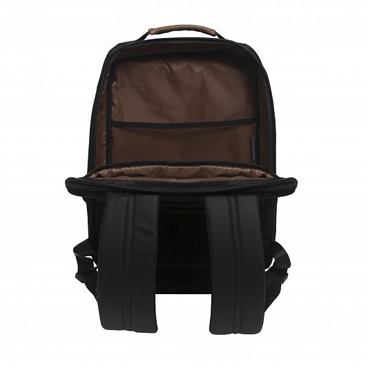 Деловой рюкзак TORBER VECTOR T9869-BLK с отделением для ноутбука 15", черный 13,5 л