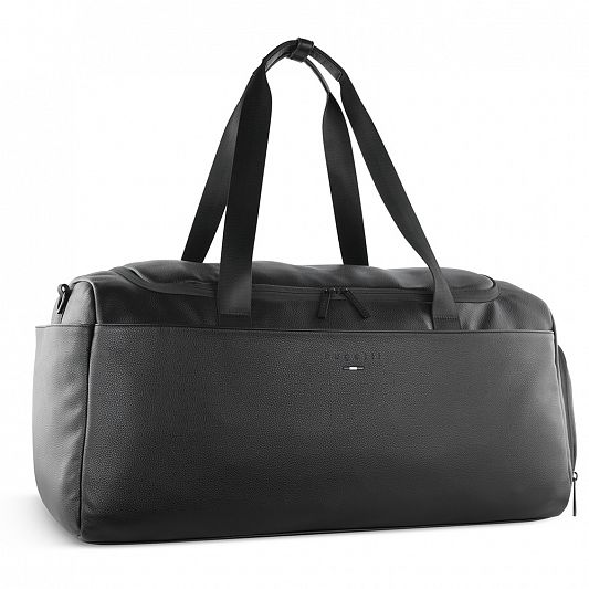 Сумка дорожная BUGATTI RICO, черная, полиуретан, 58х24х29 см 49470901