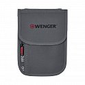 Кошелек на шею для документов WENGER 611878 с системой защиты данных RFID серый 