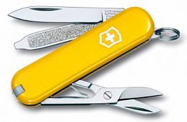 Нож брелок Victorinox Classic SD желтый 0.6223.8 
