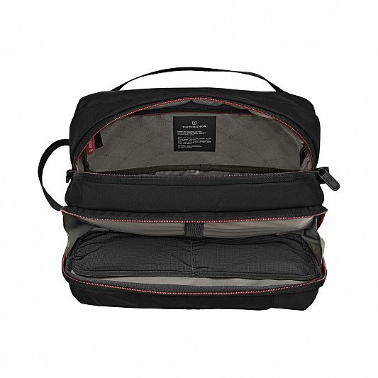 Несессер VICTORINOX Travel Essentials Toiletry Bag, чёрный, полиэстер, 27x14x16 см 653373
