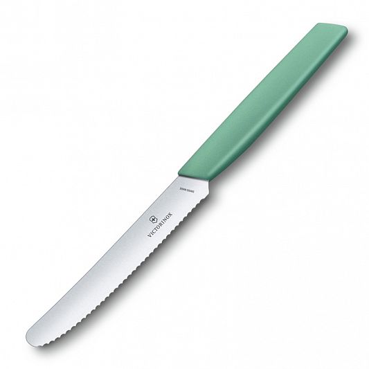 Нож столовый VICTORINOX 6.9006.11W41 Swiss Modern волнистое лезвие 11 см