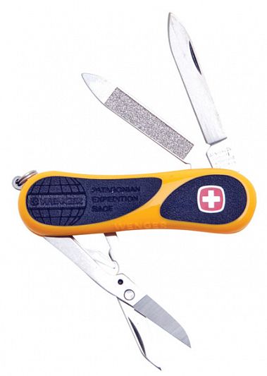 Нож складной WENGER Evogrip 81 Экспедиция в Патагонию 1.81.11.822_WPER