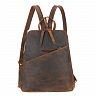Рюкзак женский KLONDIKE "URBAN", натуральная кожа, тёмно-коричневый цвет, 25,5 х 11,5 х 29,5 см KD1295-03