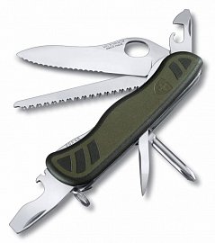 Нож складной Victorinox Swiss Soldier's Knife 0.8461.MWCH 10 функций зеленый 