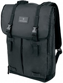Рюкзак VICTORINOX Flapover Laptop Backpack 32389301 черный 13 л  + Видеообзор 