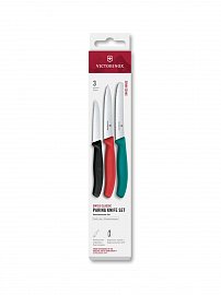 Набор ножей для овощей Victorinox Swiss Classic, 3 предмета, 6.7116.32C1 разноцветный 