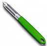 Нож для чистки овощей VICTORINOX 7.6077.4 двустороннее лезвие, зеленый