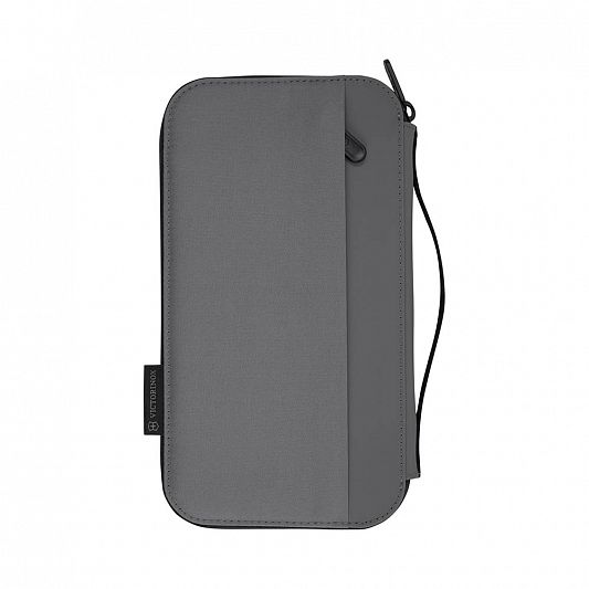 Органайзер VICTORINOX Travel Essentials Travel Organizer с защитой от сканирования RFID, серый, полиэстер, 15x3x26 см 653372