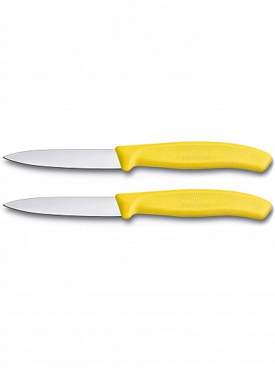 Набор ножей для чистки овощей Victorinox SWISS CLASSIC 2 ножа 8 см желтый 6.7606.L118B