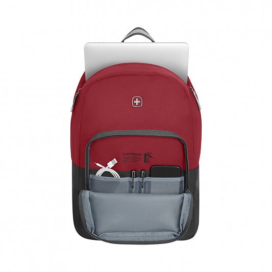 Молодежный рюкзак WENGER 611980 NEXT Crango, красный/черный, 27 л