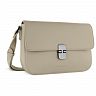 Сумка женская BUGATTI NELA, бежевая, полиуретан, 25х9х17,5 см 49384950