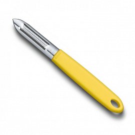 Нож для чистки овощей VICTORINOX 7.6077.8 двустороннее лезвие, желтый 