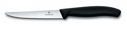 Нож для стейка VICTORINOX SwissClassic 6.7233.20 серрейтор черный 11 см