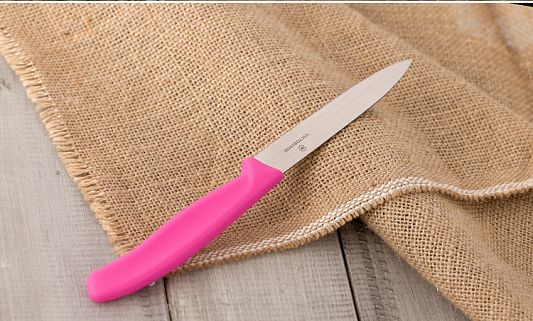 Нож для овощей VICTORINOX Swiss Classic 6.7706.L115 розовый 10 см