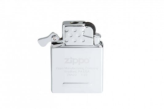 Газовый вставной блок для широкой зажигалки Zippo, одинарное жёлтое пламя, нержавеющая сталь 65807