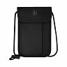 Кошелёк на шею VICTORINOX Travel Essentials Security Neck Pouch, черный, полиэстер, 14х1х22 см 653378