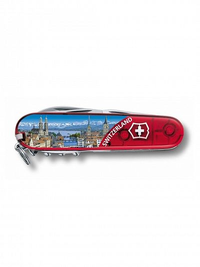 Нож складной VICTORINOX Climber Zurich 1.3703.TE5 красный 14 функций