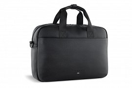 Портфель мужской BUGATTI Rico, черный, полиуретан, 40 x 10 x 28,5 см 49470801 