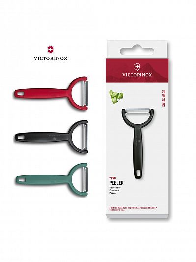 Овощечистка Victorinox Ypso с двухсторонним лезвием, черная 6.0963.3