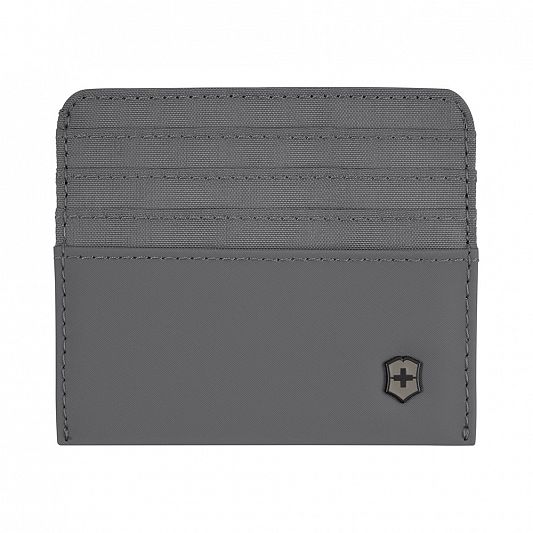 Портмоне для кредитных карт VICTORINOX Travel Essentials Card Holder, серое, полиэстер, 11х1x9 см 653370