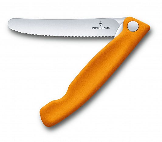 Складной нож для овощей Victorinox Swiss Classic 6.7836.F9B оранжевый
