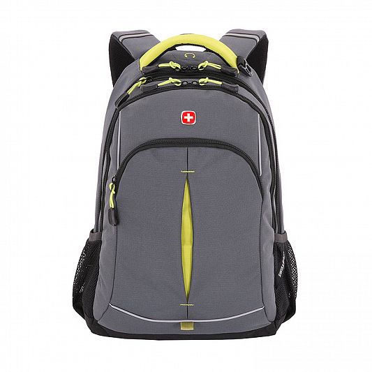 Школьный рюкзак SwissGear SA 3165426408 серый/лаймовый 22 л