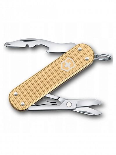 Складной инструмент Victorinox COMPANION S ALOX 0.6261.28, 5 функций, золотистый