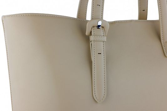 Бизнес-шоппер женский наплечный BUGATTI Luna, бежевый, полиуретан, 47 х 18 х 34 см 49586250