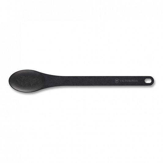 Ложка VICTORINOX Kitchen Utensils Small Spoon, 330x52 мм, бумажный композитный материал, чёрная 7.6201.3