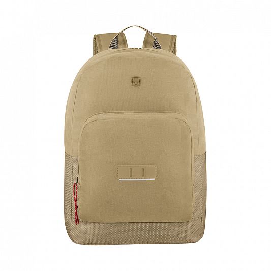 Рюкзак WENGER Crango 16", бежевый, переработанный ПЭТ/Полиэстер, 33х22х46 см, 27 л. 653180
